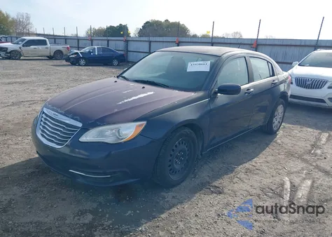 2013 Chrysler 200 Lx из США, поврежденный, VIN 1C3CCBAB0DN733405